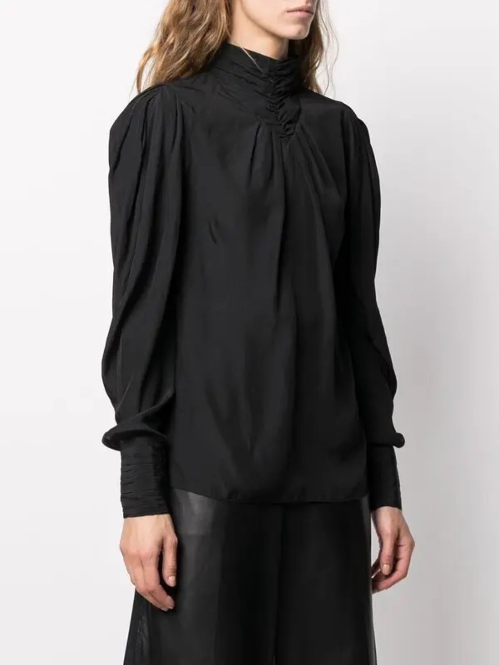 ba&sh Scintille High Neck Blouse